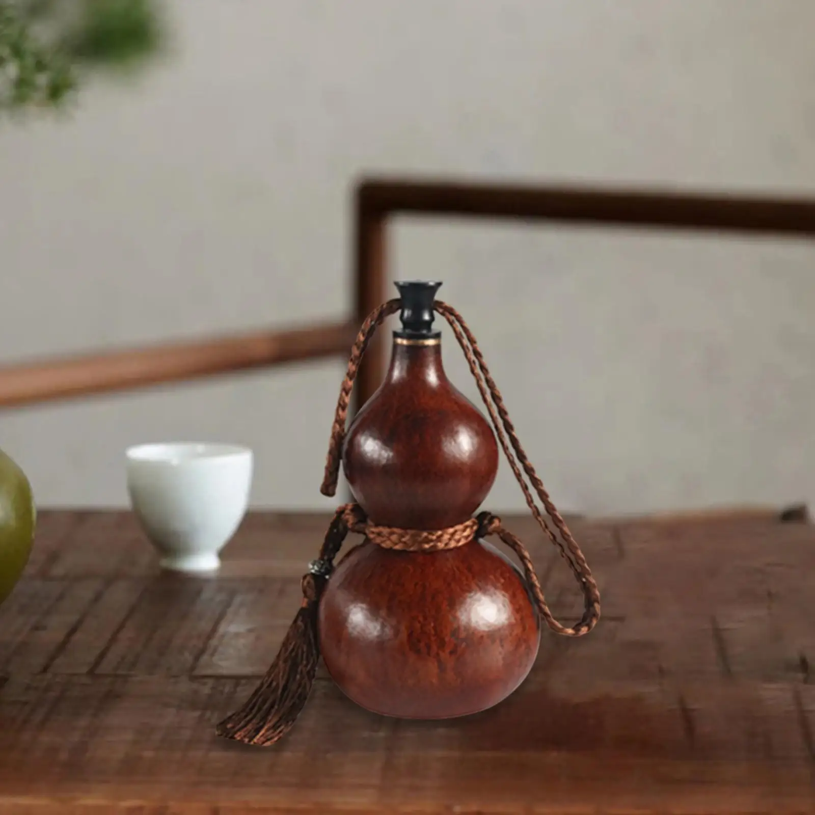 Water Bottle Gourd Wine Gourd Beverage Kettle Mens Gifts, Small Dried Gourd Flasks for Outdoor, Travel Barbecue Boating Decor
