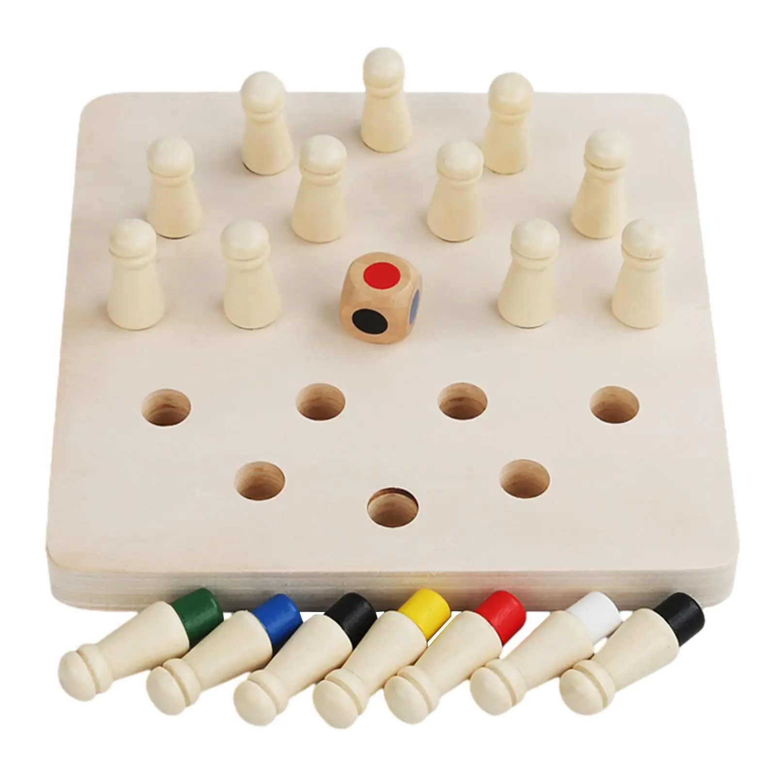 Memory Matching Chess Board Game Family Games Learning Activities Educational Toys Montessori for Girls Children Adults Toddlers