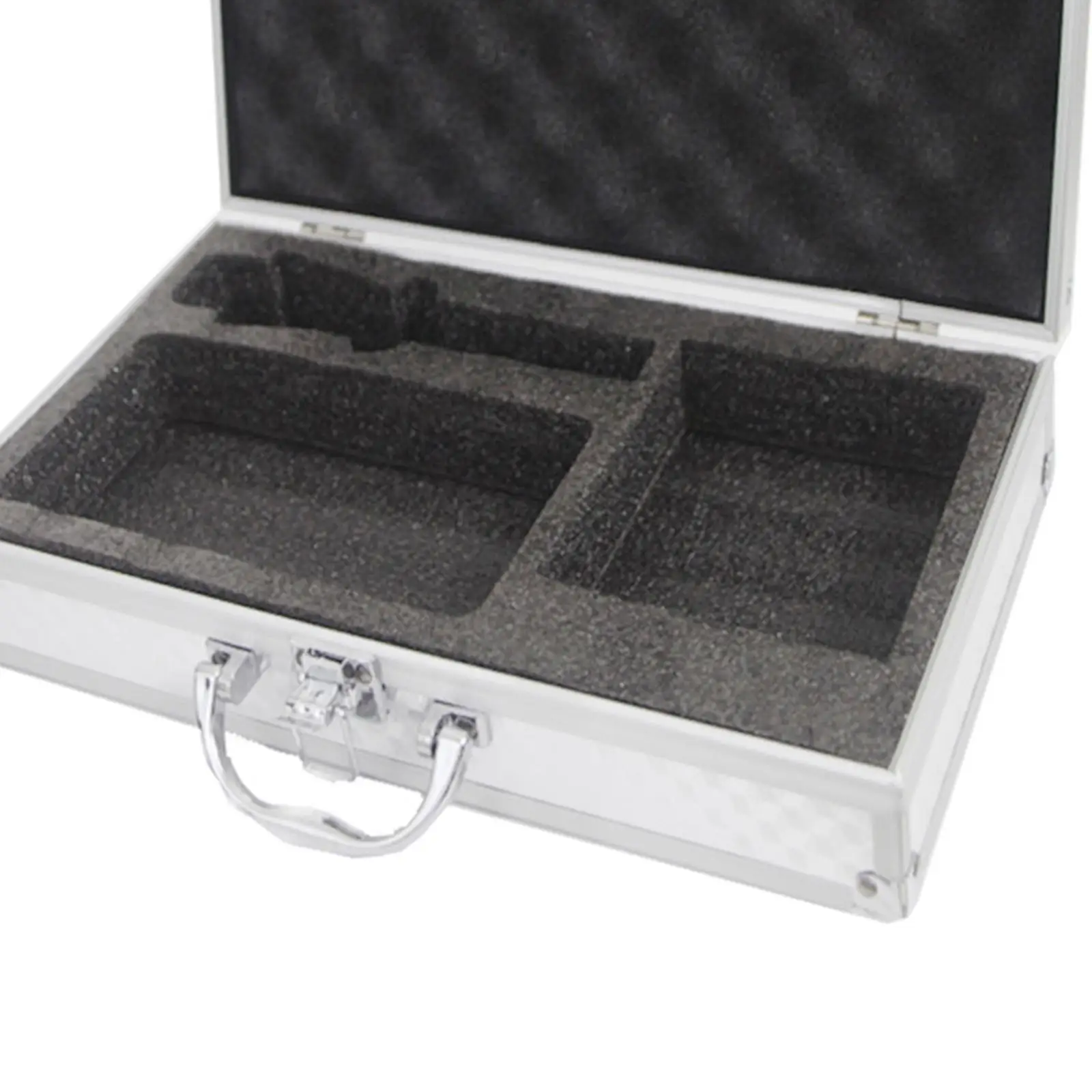 Portable Wireless Microphone Case with Sponge Lining Impact Resistant Mic Foam Case Hard Shell Case for Microphone Sound Card