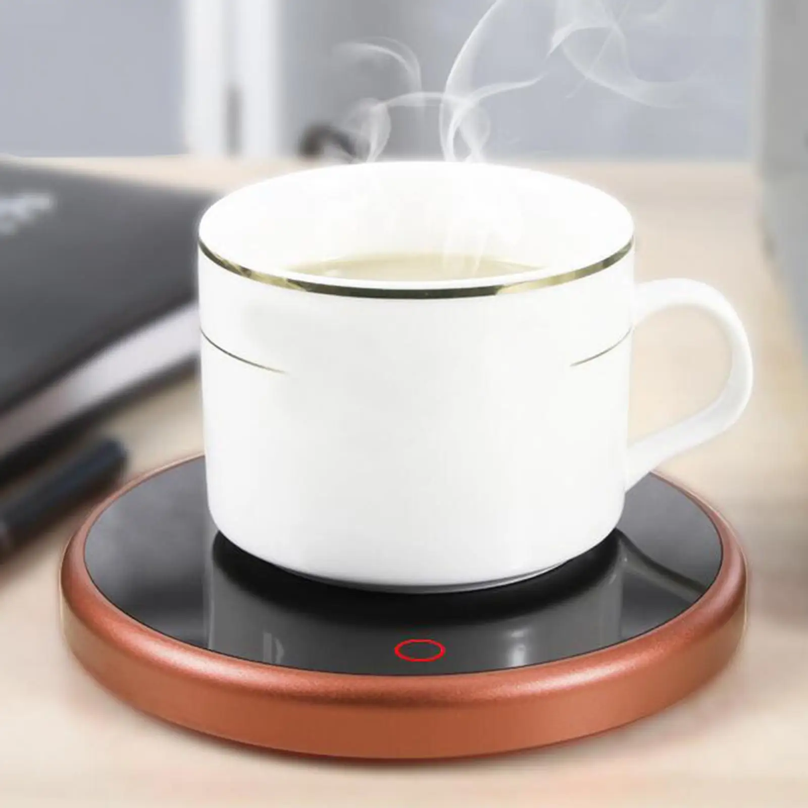 Wall Plug Coffee er Coaster Hot Tea Makers Constant Temperature 55°C Round Cushion Beverage Warmer for Office Tea