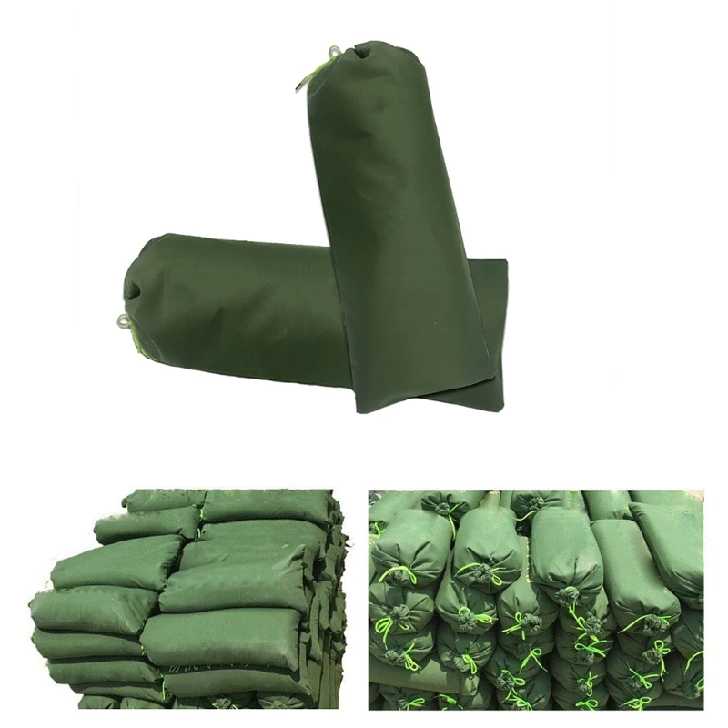best tool chest Flood Water Barrier Sandbags Canvas Bags Thickened Reusable Bags with Binding Elastic Band Flood Control Sandbags M4YD hyper tough tool bag