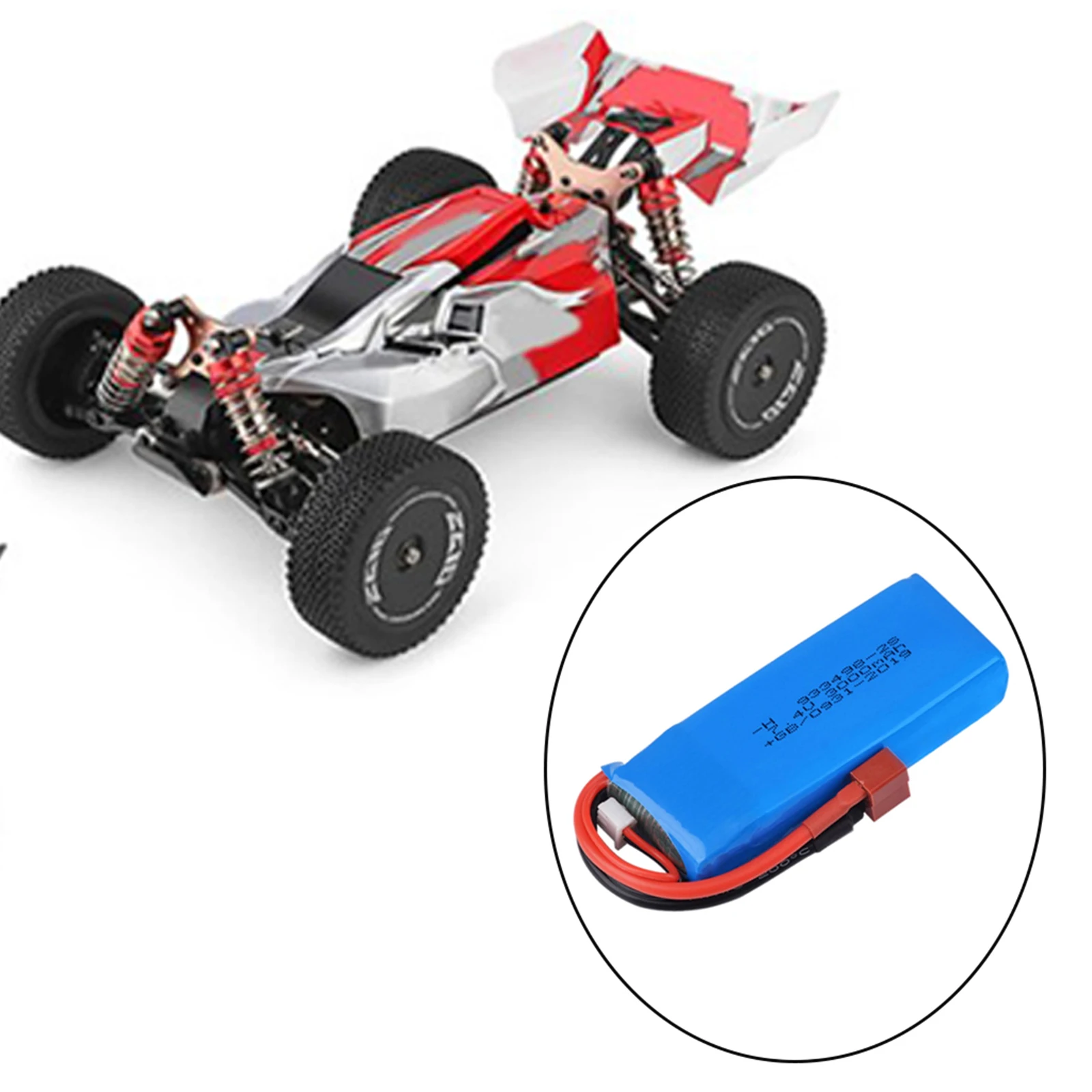 Rechargeable 7.4V 3000mAh Lithium Batteries for WLTOYS XKS 144001 1240181 124019 Remote Control RC Model Car