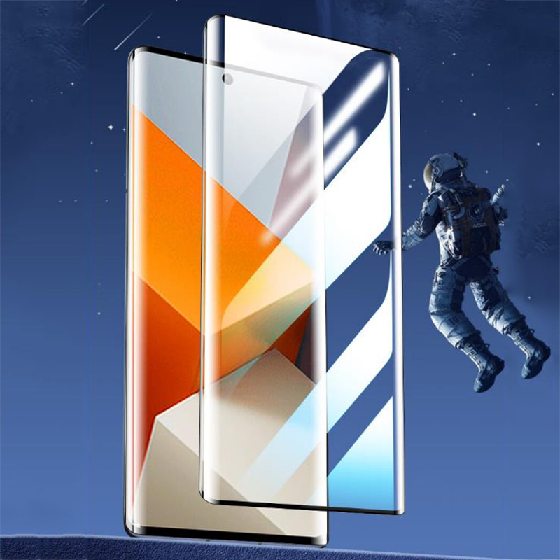 Für Redmi Note 13 Pro+ 3D gebogener Displayschutz aus gehärtetem Glas für Note 13 Pro+ 13 Pro Plus Klare Anti-Blau-Schutzfolie – Detail 5