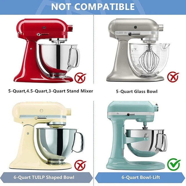 N0PF Dough Mixing Paddle Heavy-Duty Mixing Paddle Coated Flat Beater Mixing  Attachment for 5.5-6QT Stand Mixer Accessories - AliExpress