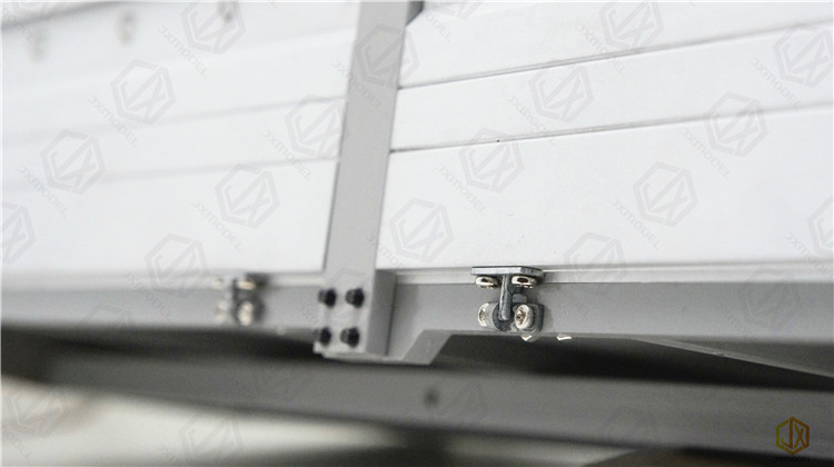 CNC Aluminium Legierung KIT Ausgebrannte Wagen Körper Fracht Box 1/14 Für Tamiya RC Lkw Anhänger Kipper Für Scania MAN F2000 Auto Diy Teile – Detail 7