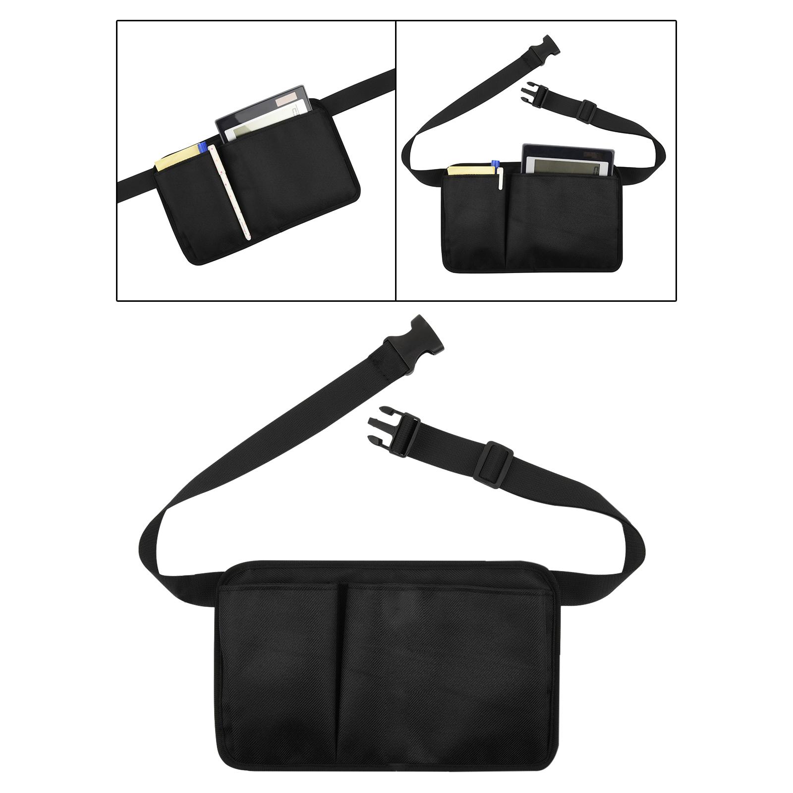 Server Bag Multi Pockets for Waiter Waitress Check Holder Pencil Holder Reusable Server Pouch Waiter Waist Pouch Bag Money Pouch