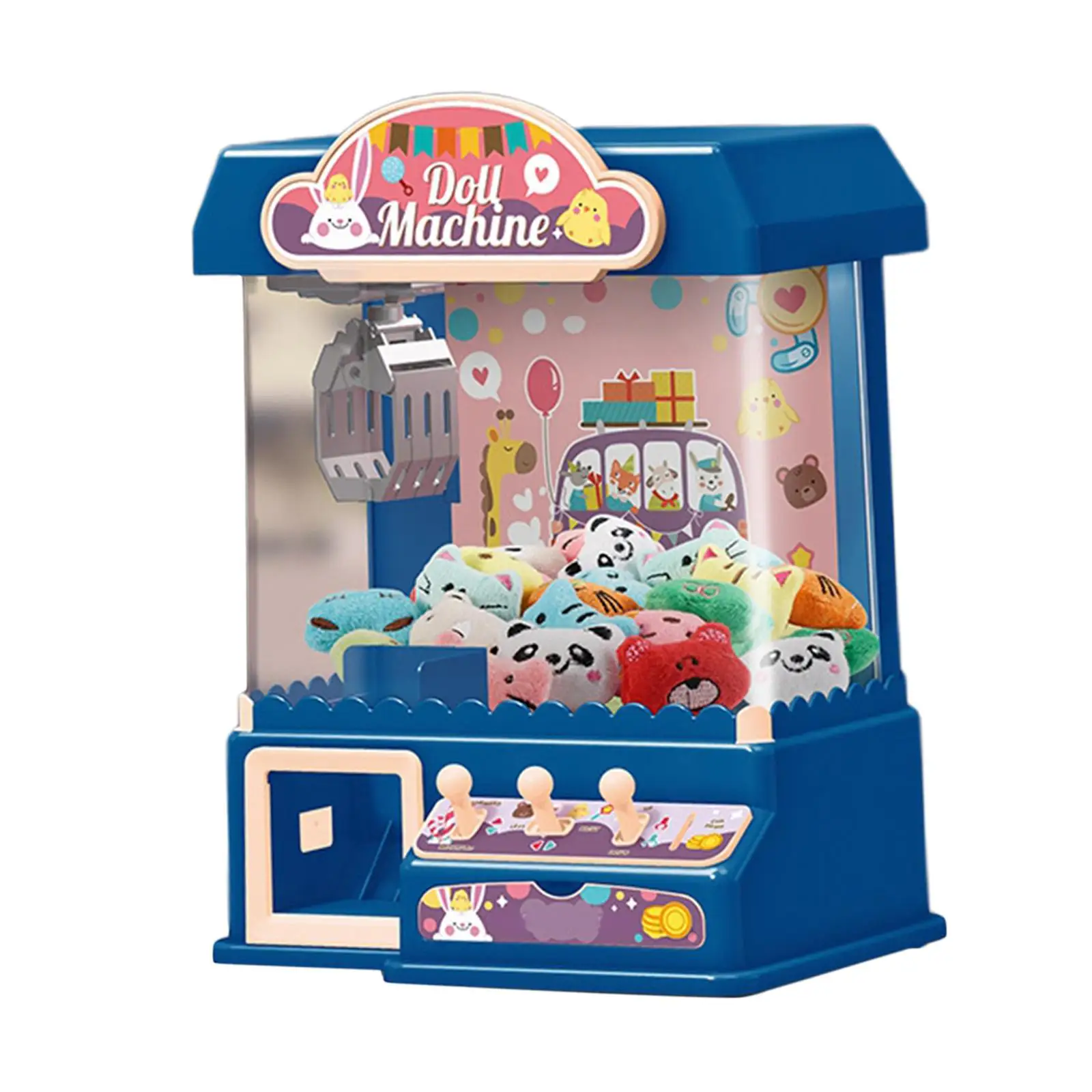 Candy Grabber DIY Doll Claw Machine Toy Claw Catch Toy Doll Machine Claw Machine for Outdoor Gift Party Indoor Garden