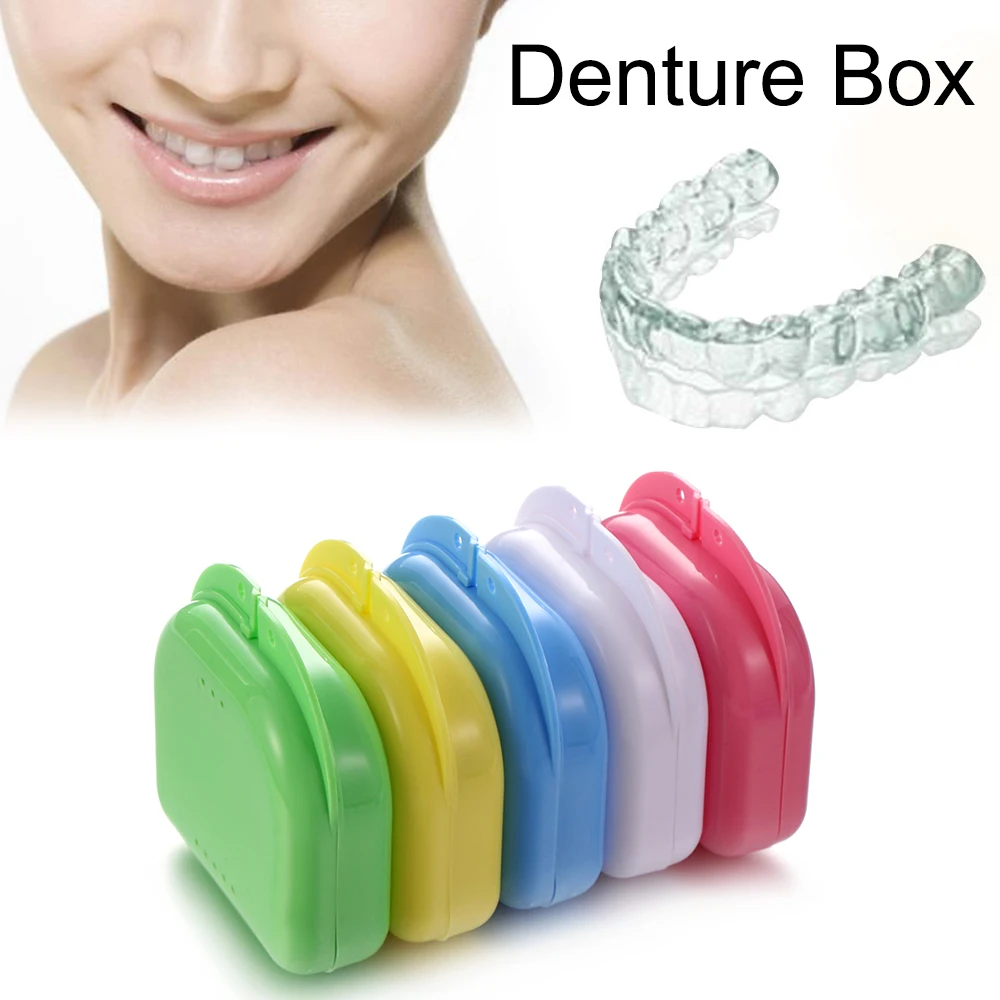 Best of Dental Denture Box Orthodontic Dental Mouth Guard Box Retainer Case False Teeth Plastic Storage Whitening Container Denture Box Reviews & Tips