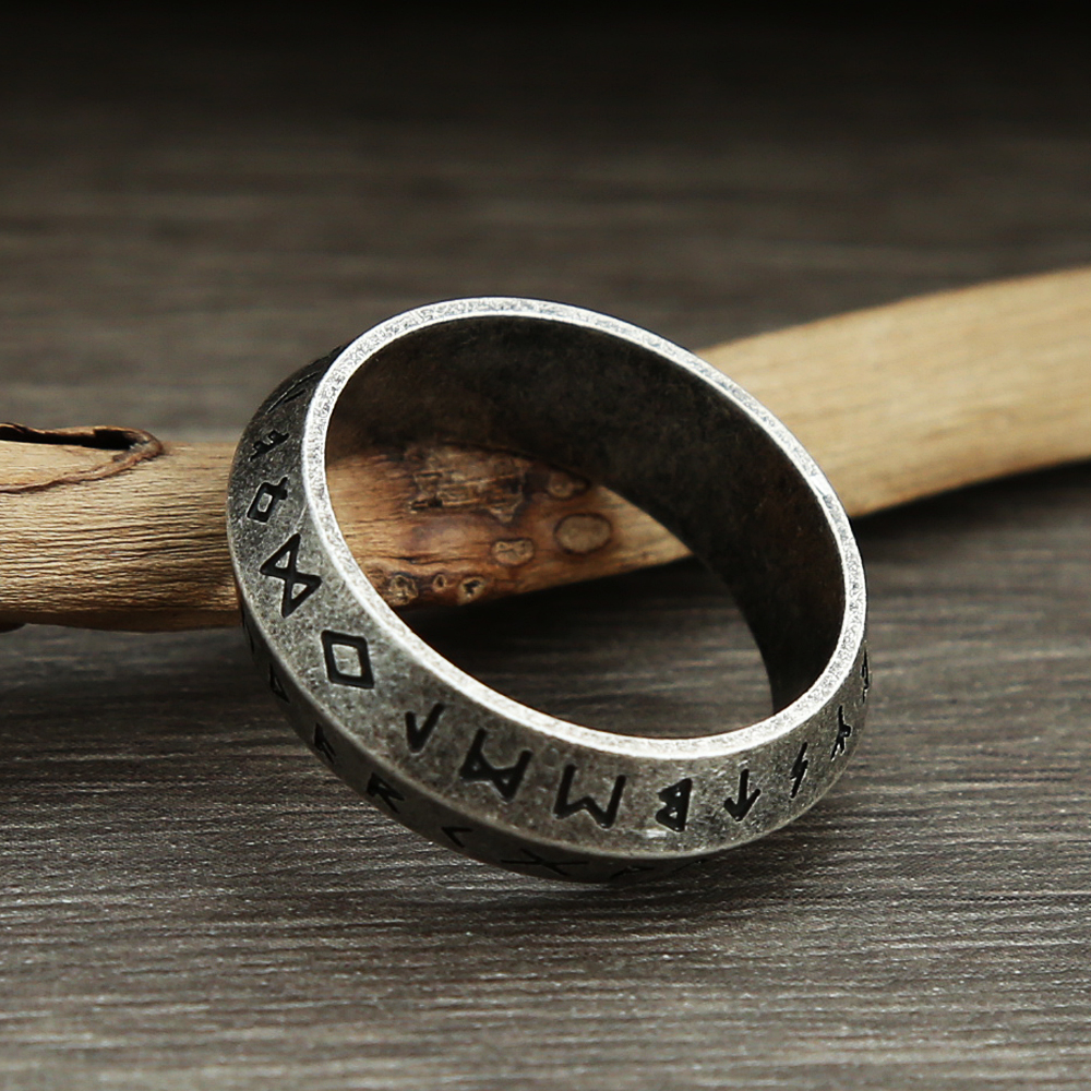 Viking ring worn on finger