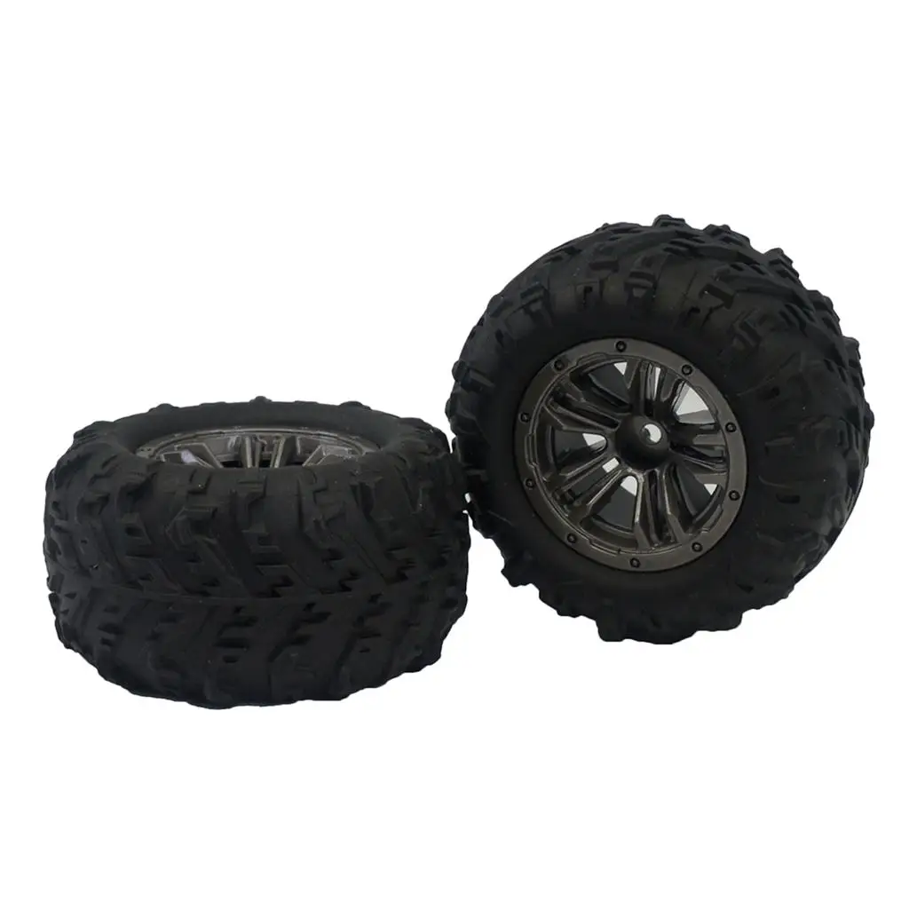  RC Tires Wheels 1/16 Scale Monster Truck Crawler Tires  And