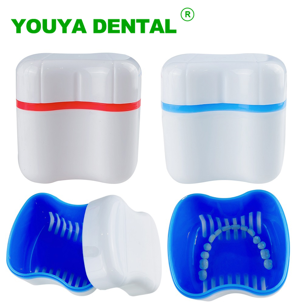 Best of Dental Denture Box With Net Bath Case Fake Teeth Storage Box Orthodontic Retainer Braces Mouth Guard Case Organizer Container Reviews & Tips