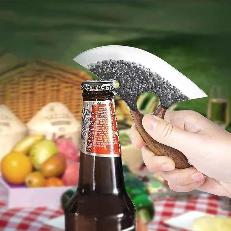 Description Picture 6 of itemBoning Knife for Meat Cutting Small Meat Knife With Bottle Opener  Hand Forged Full Tang Knife for Kitchen Chef Knife