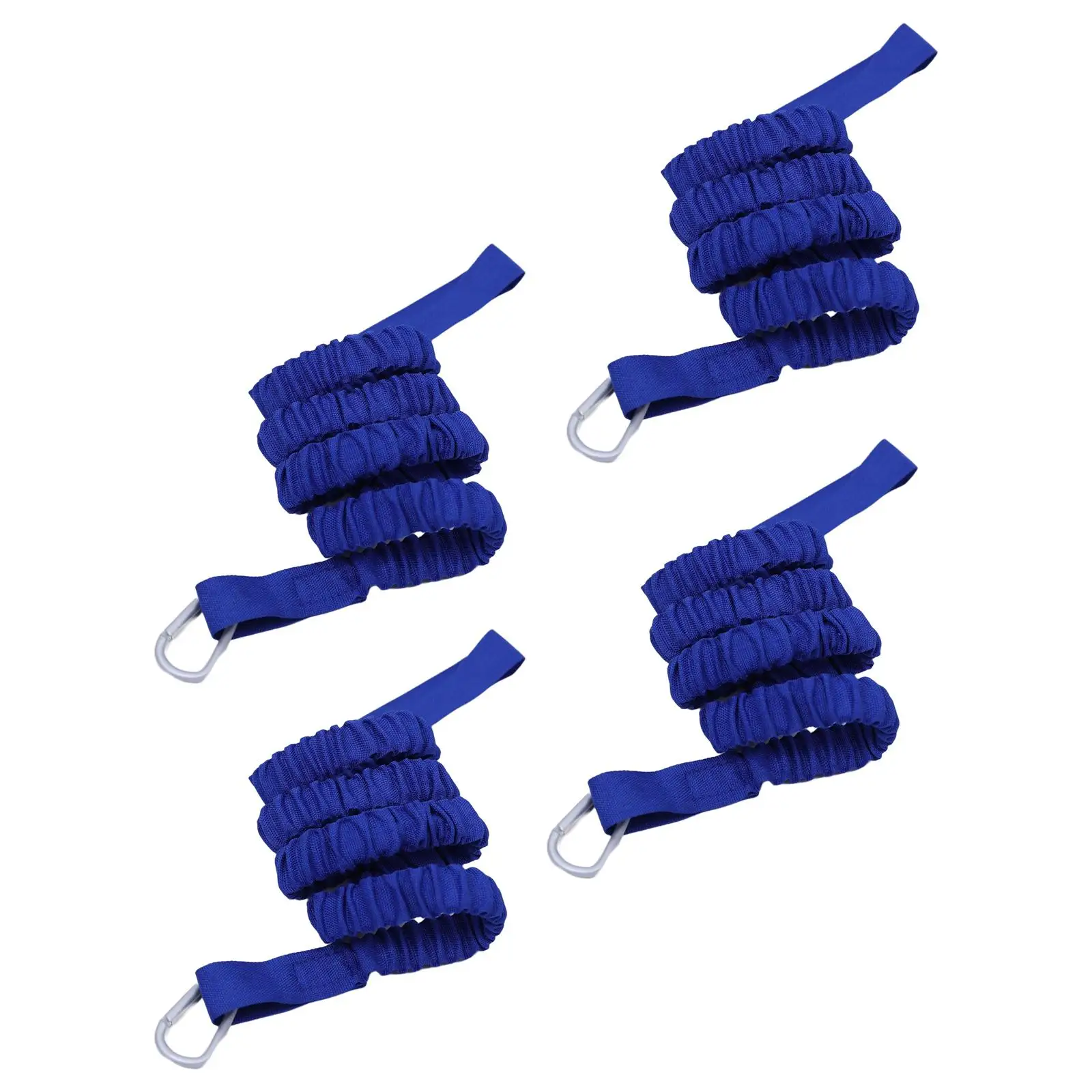 Kayak Paddle Lanyard Rod Leash Stretchable Coiled Good Elasticity for Canoeing Rafting Retractable from 37.4 to 61inch