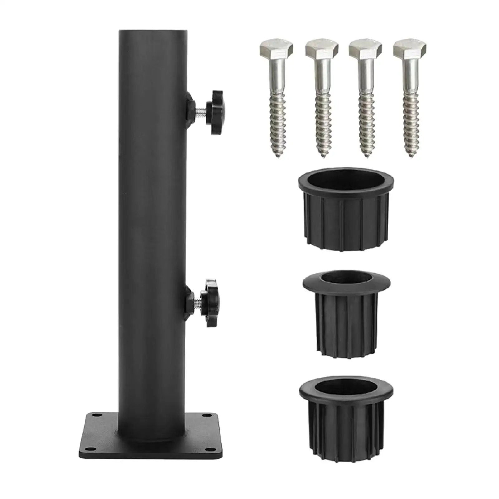 Outdoor Umbrella Base Stand Fits 32mm/38mm/ 48mm Pole Weather Resistant Strong Table Umbrella Base for Yard Outdoor Lawn Patio