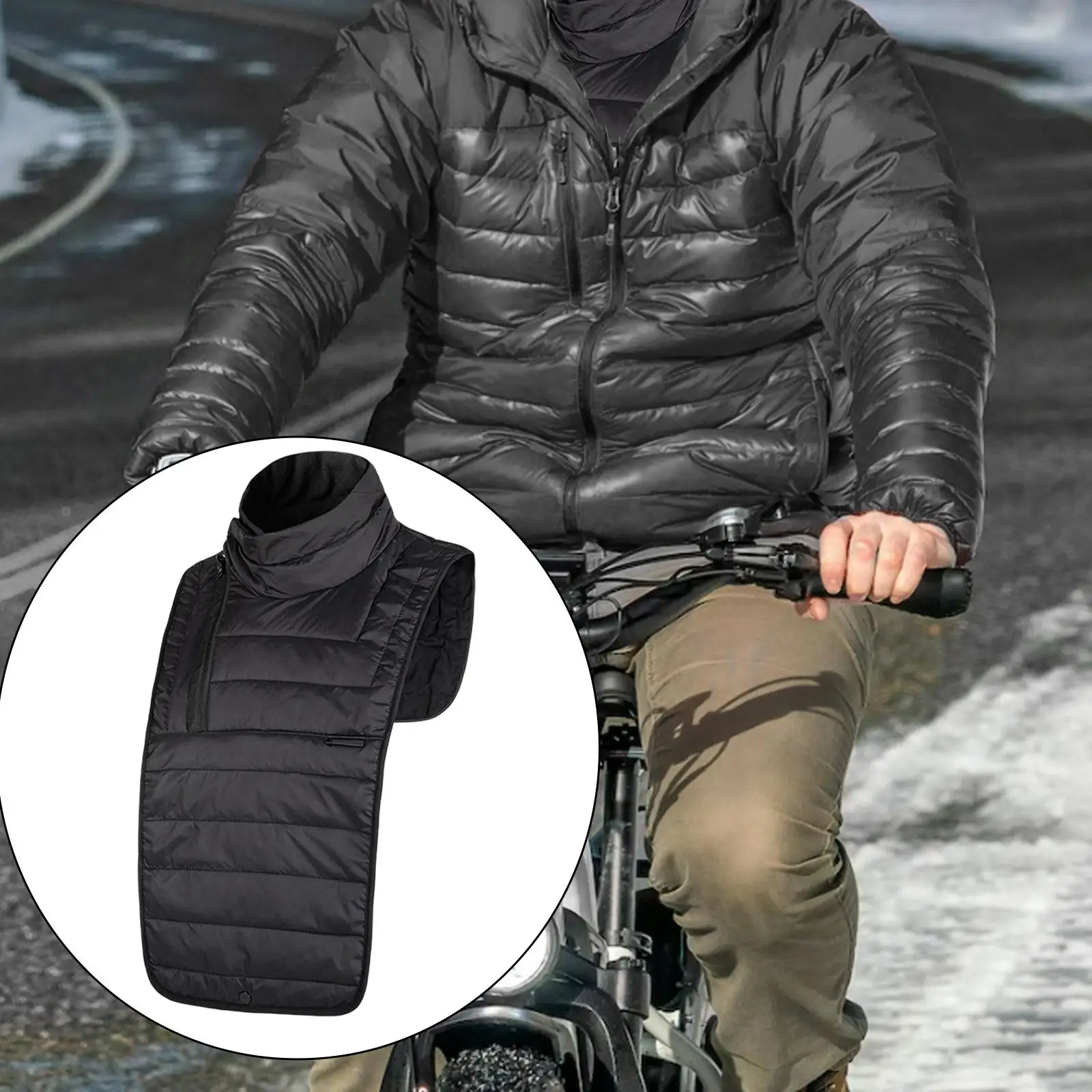 Universal Neck Warm Scarf Soft Washable for Running Snowboarding Motorcycle
