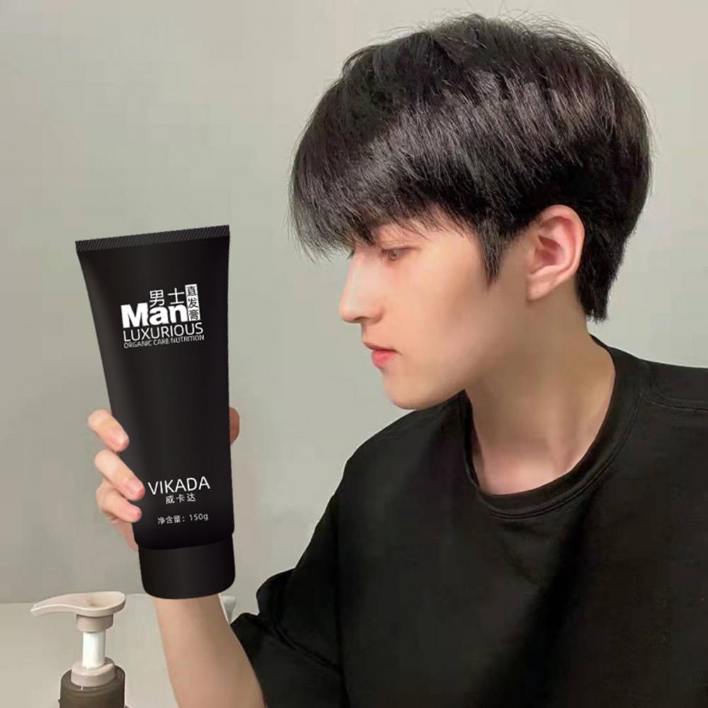 Description Picture 6 of item150ml Hair Straighten Cream Professional Natural Effective No Hair Injury Not Permanent Men Hair Straightening Cream Hair Care