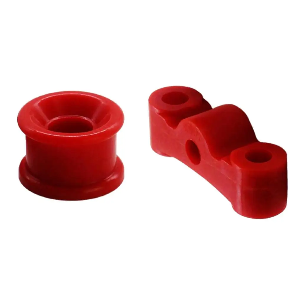 2 pieces red bushing set gear lever stabilization for all types of
