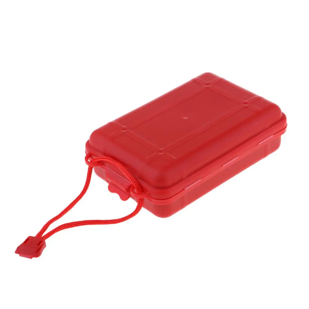 Outdoor Shockproof Waterproof Box Camping Hiking Storage Container 12x8x3.8cm