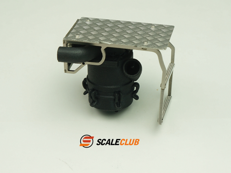 1 Set Scaleclub Modell 1/14 für Iveco Luftfilter Lufteinlass Metall-Treppenstufenmodell – Detail 9