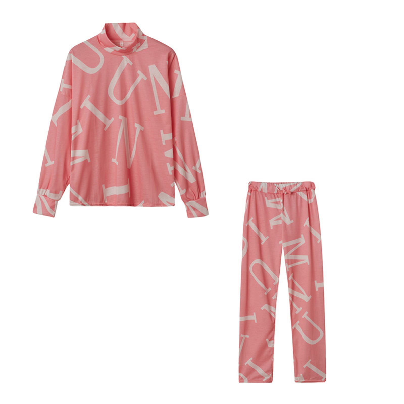 pijama estampado, roupa casual, 2 peças, verão