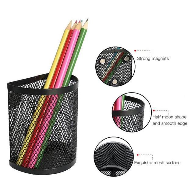 Magnetic Pen Holder Pen Storage Case Whiteboard Marker Pen Organizer Box