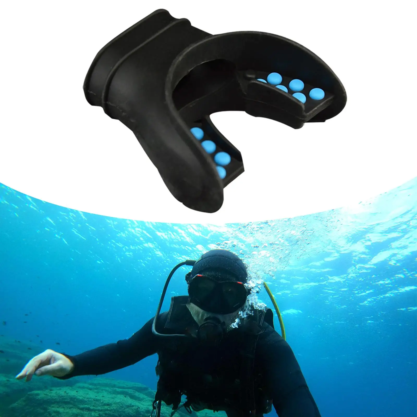 Adult Silicone Mouthpiece Comfort Fit Scuba Diving Regulator