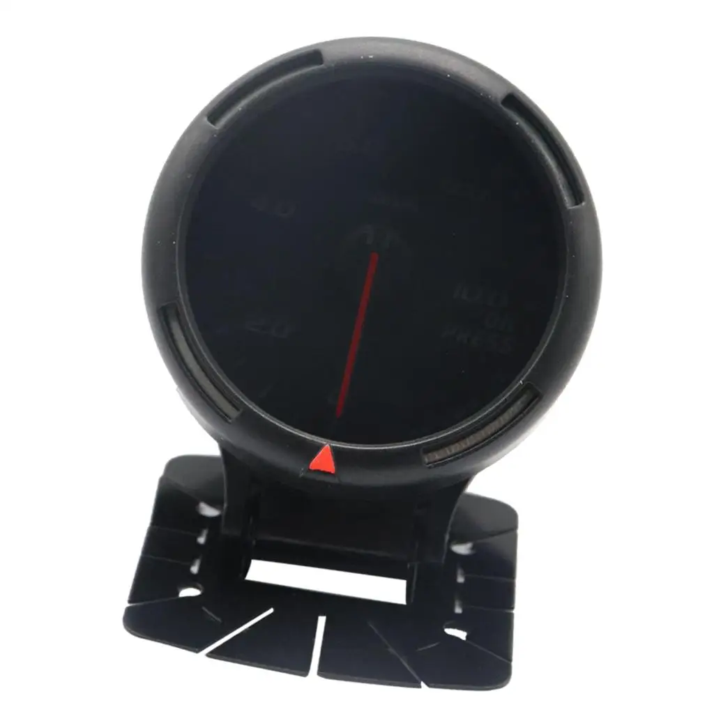 70MM 64Color LED Car Oil Pressure  Oil Pressure Press Meter With Sensor
