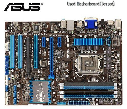 ASUS P8H77-V LE LGA 1155 DDR3 for i3 i5 i7 cpu 32GB USB2.0 USB3.0 H77  Desktop motherboard