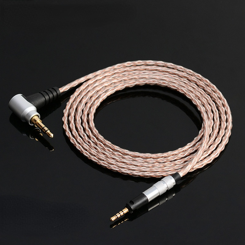 cabo de atualização de cobre cristalino para sennheiser hdpu