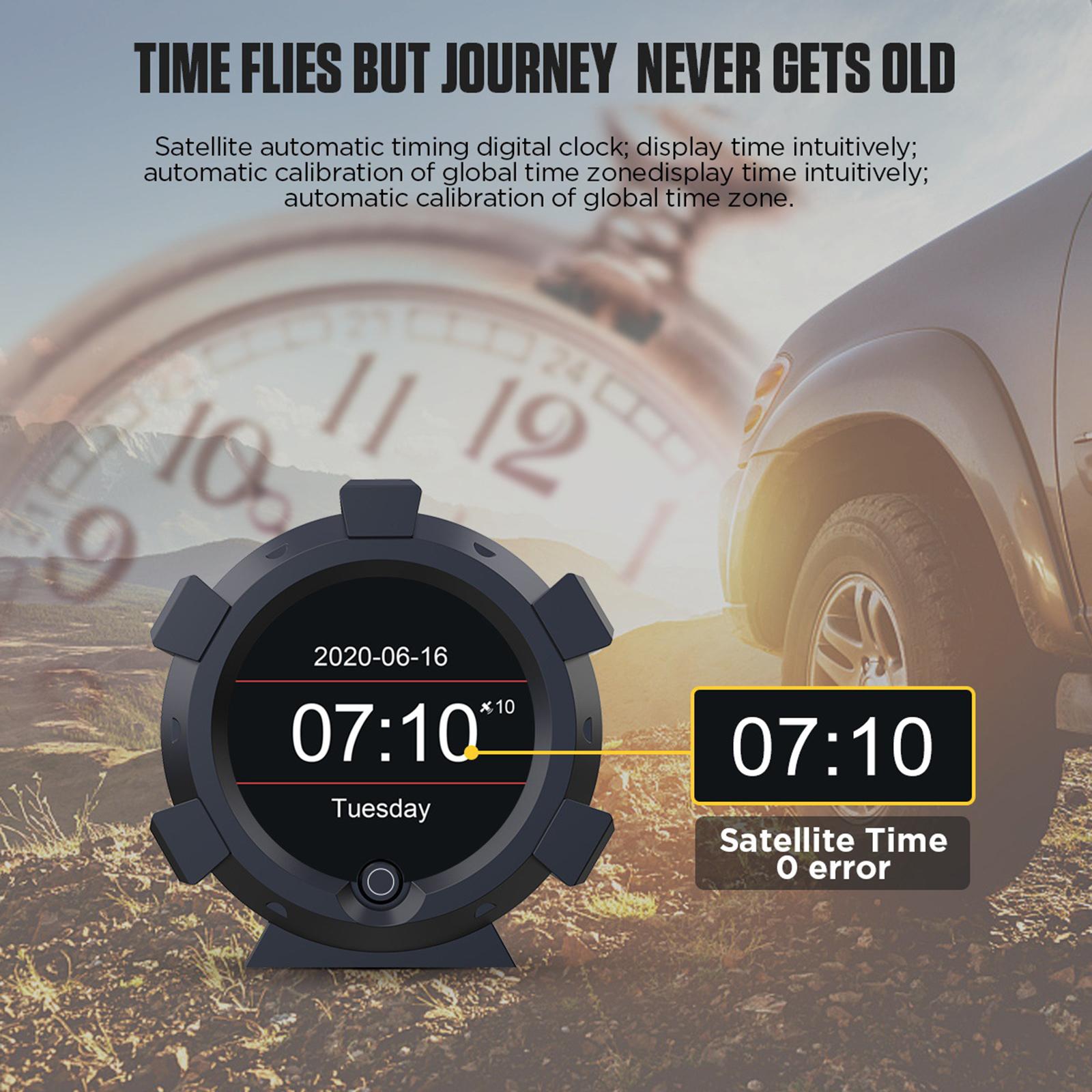 x95 GPS Speed Slope Meter Angle Slop Meter Altimeter Multifunctional HUD Head up Display for Off Road Truck Light Sensor