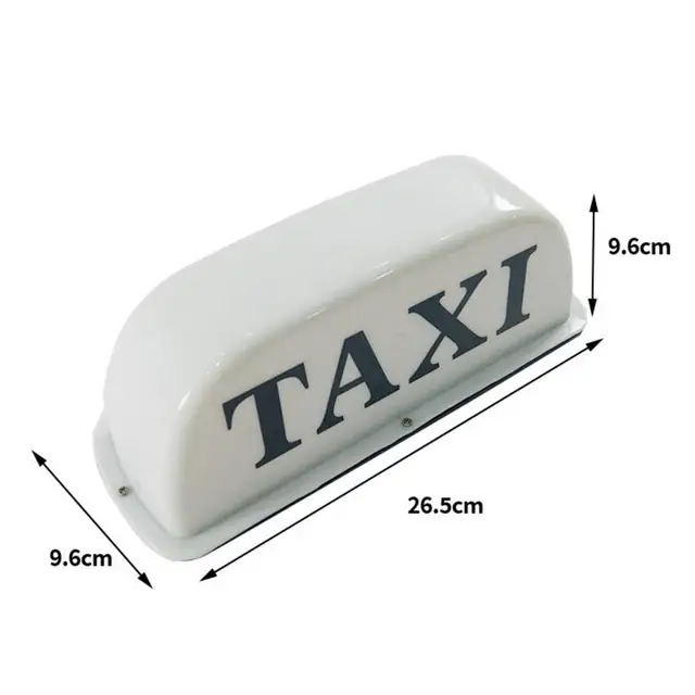 Plate Automotive Lights LED-Taxi-Schild, Taxi-Dach-Leuchtschild, Topper  Taxi Dome Light Car 21W Auto-Licht mit 2 starken Magneten, für alle  Modelle