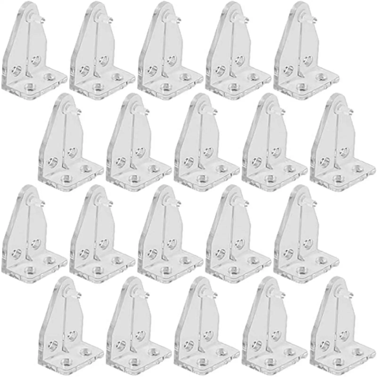 20Pcs  Positioning Hooks Clear Bracket Connector for Roller Shutters