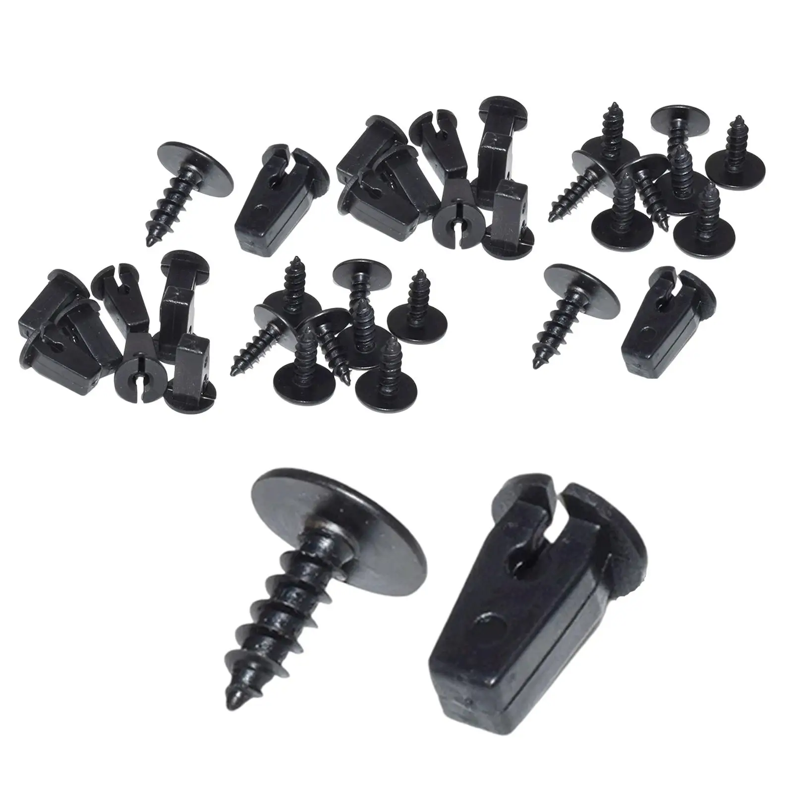  Nuts Grommets Screws Replacement Kit Plastic for Bumper Panel