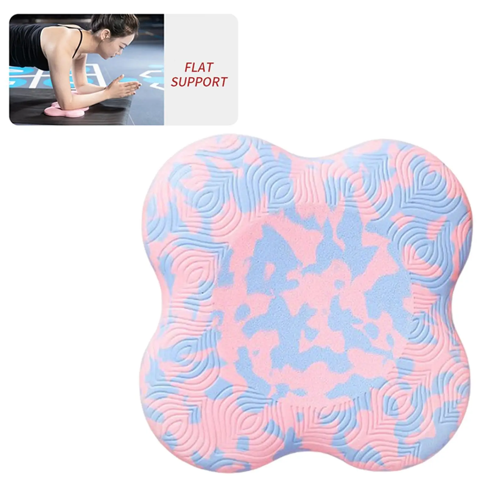 Yoga Thicken Lightweight Balance Anti Slip Kneeling Support Foam Pilates Kneeling Pad Cushion for Elbows Exercise