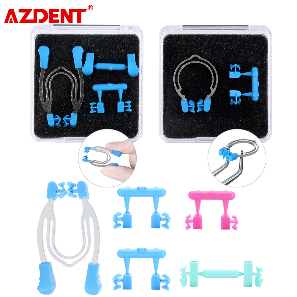 Best of AZDENT Dental Matrix Sectional Contoured Matrices Clamps Wedges Metal Spring Clip Rings Dentist Tools Dental Lab Instrument Reviews & Tips