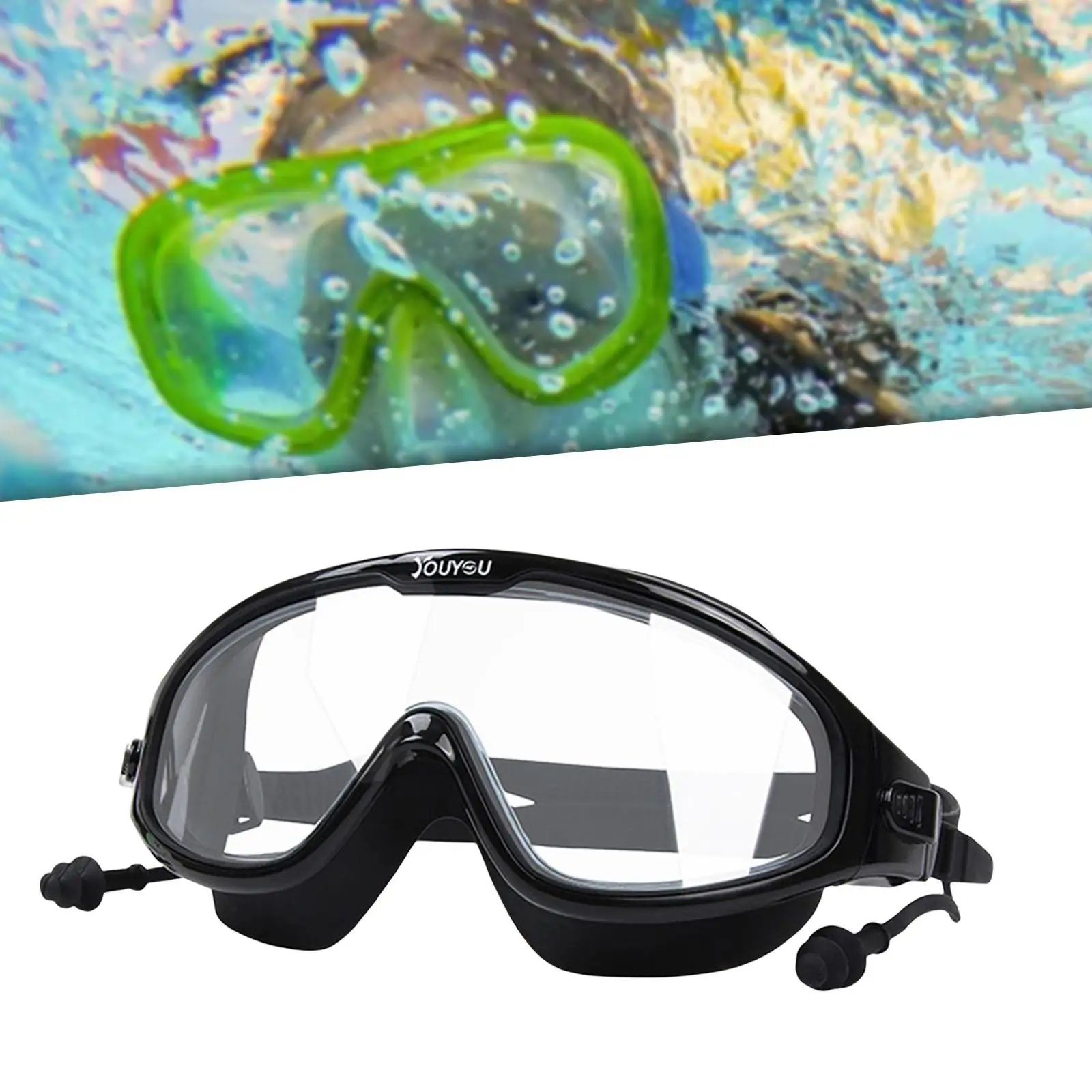 Swimming Goggles for Adult Youth Clear View No Leaking Anti Fog Swim Goggles