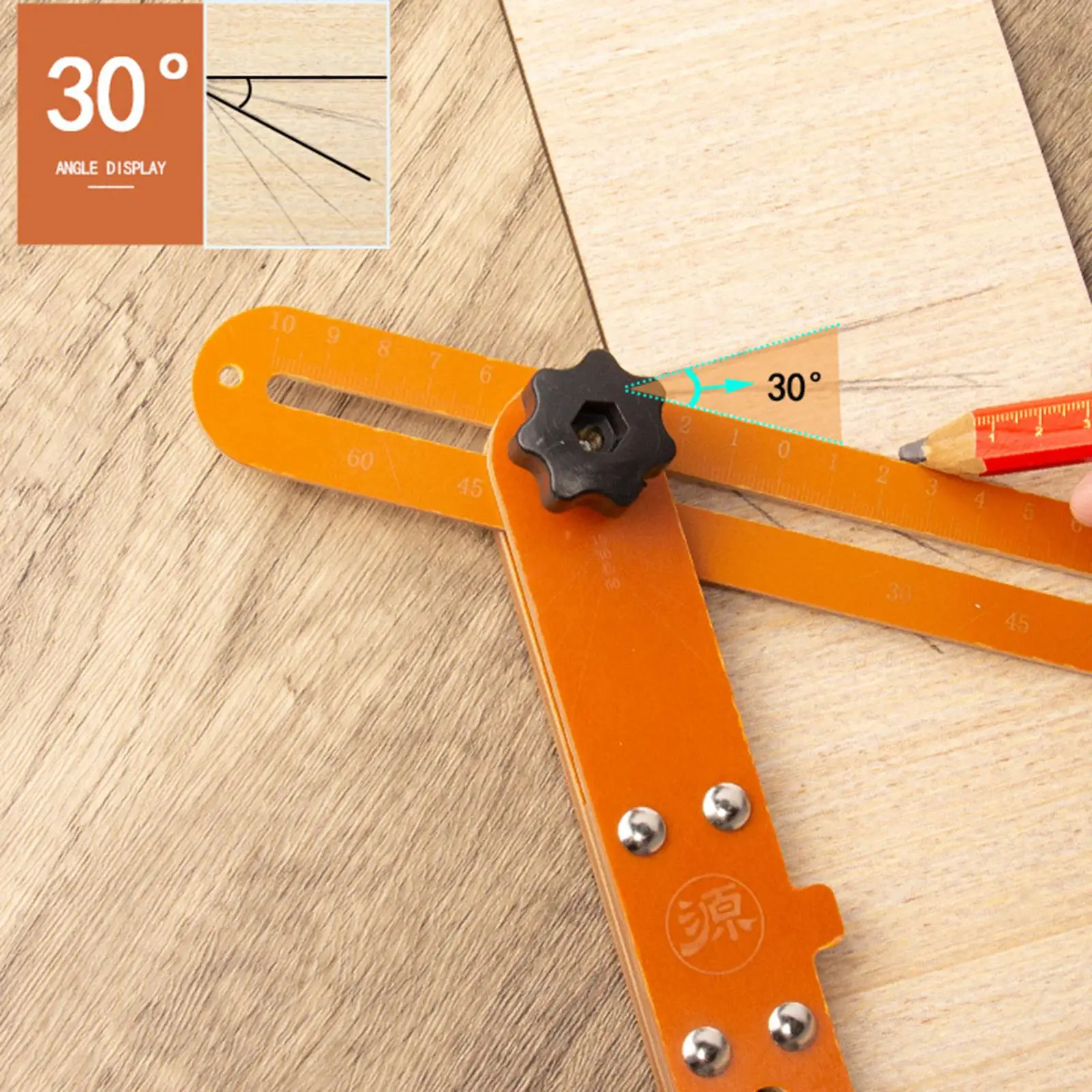 T Bevel Sliding Angle Ruler Protractor Adjustable Gauge Measure Layout for Carpentry Building Furniture Woodworking Carpenters