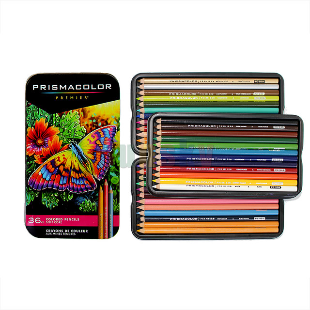 36 Premium Professional Colouring Pencils Set Colours Artist Therapy Kids  Adults