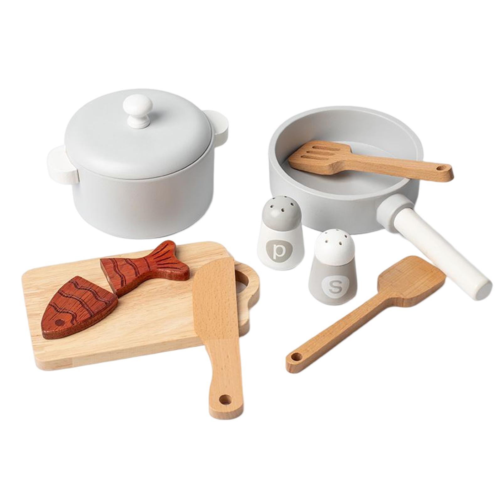 Kitchen Toyset Mini Fake Cooking Kitchen Set Accessories Educational Play Cookware Set Cooking toys for Adults Kids