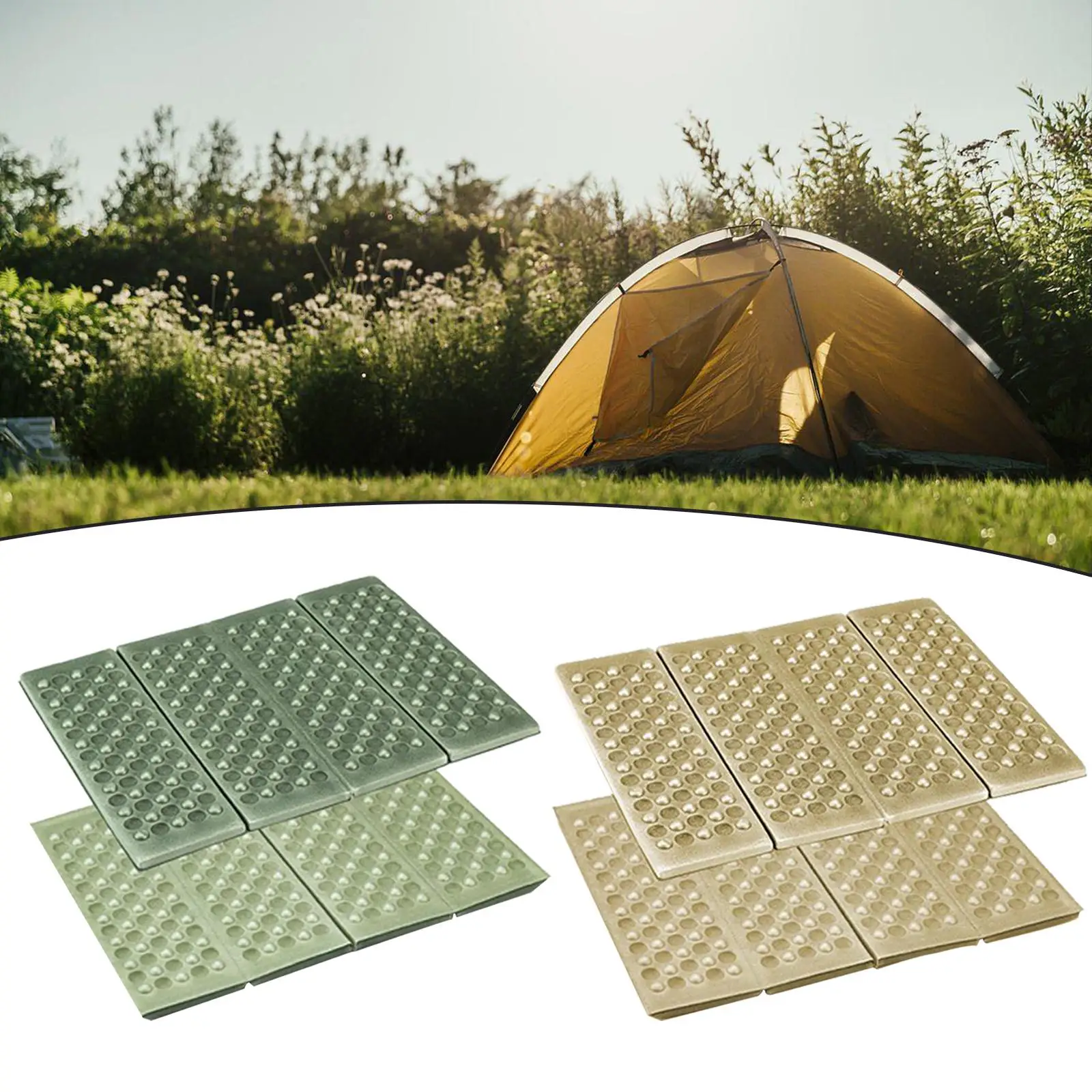 Foldable Camping Foam Pad Sitting Mats Outdoor Seat Cushion Travel Blanket Heat