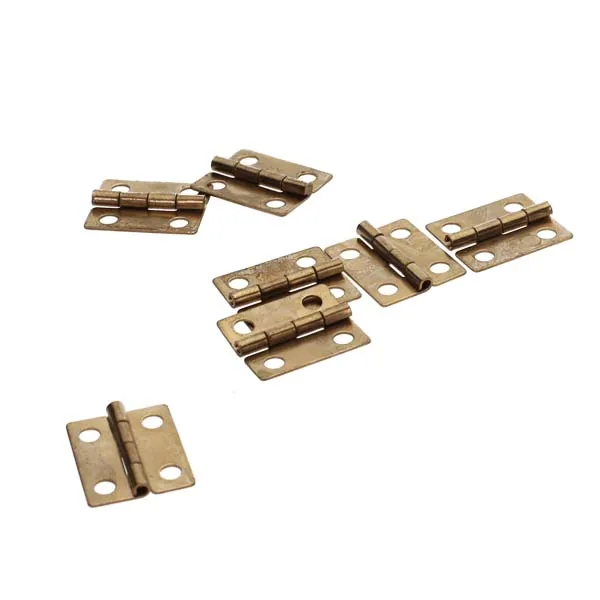 2 Set 20pcs Jewelry Box Repairing/ Doll House/ Cabinet/ Drawer Butt Hinges