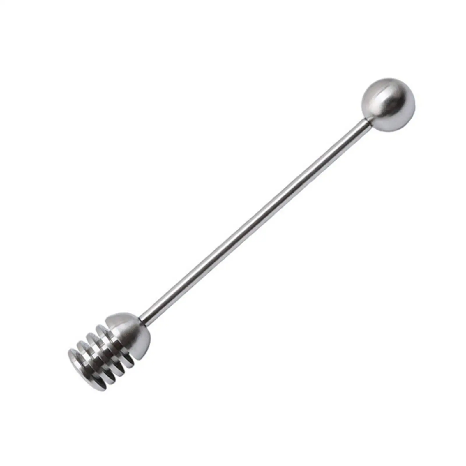 Solid Stainless Steel Honey Dipper Rod kitchen Gadgets Length 16cm Wear