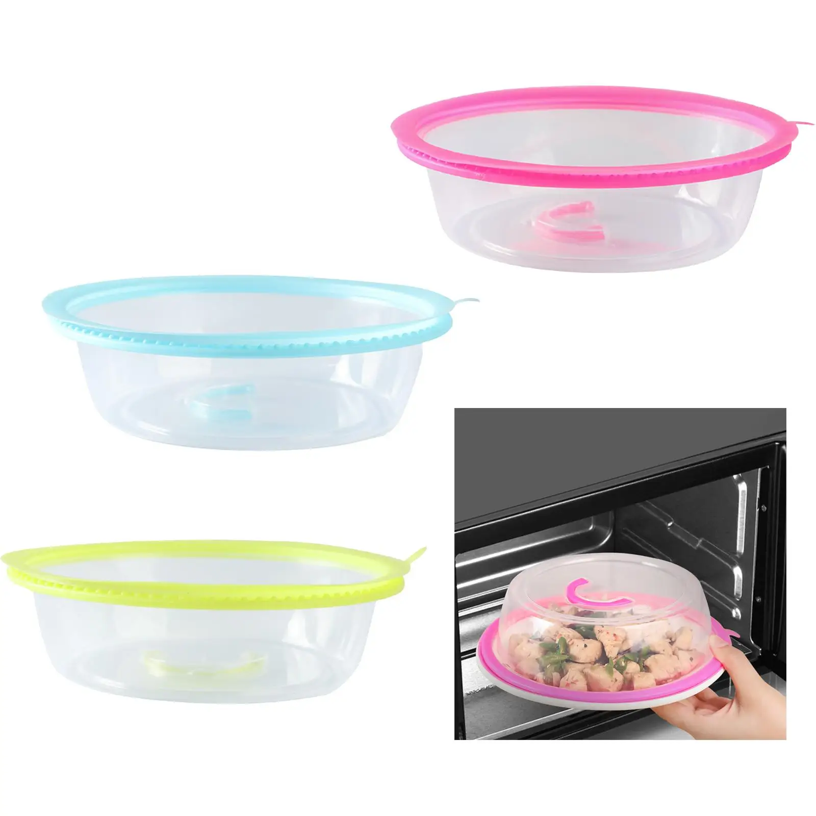 Cover Reusable Platter Lid Cover Universal Kitchen Accessories for Snacks Fruits Cakes Vegetables