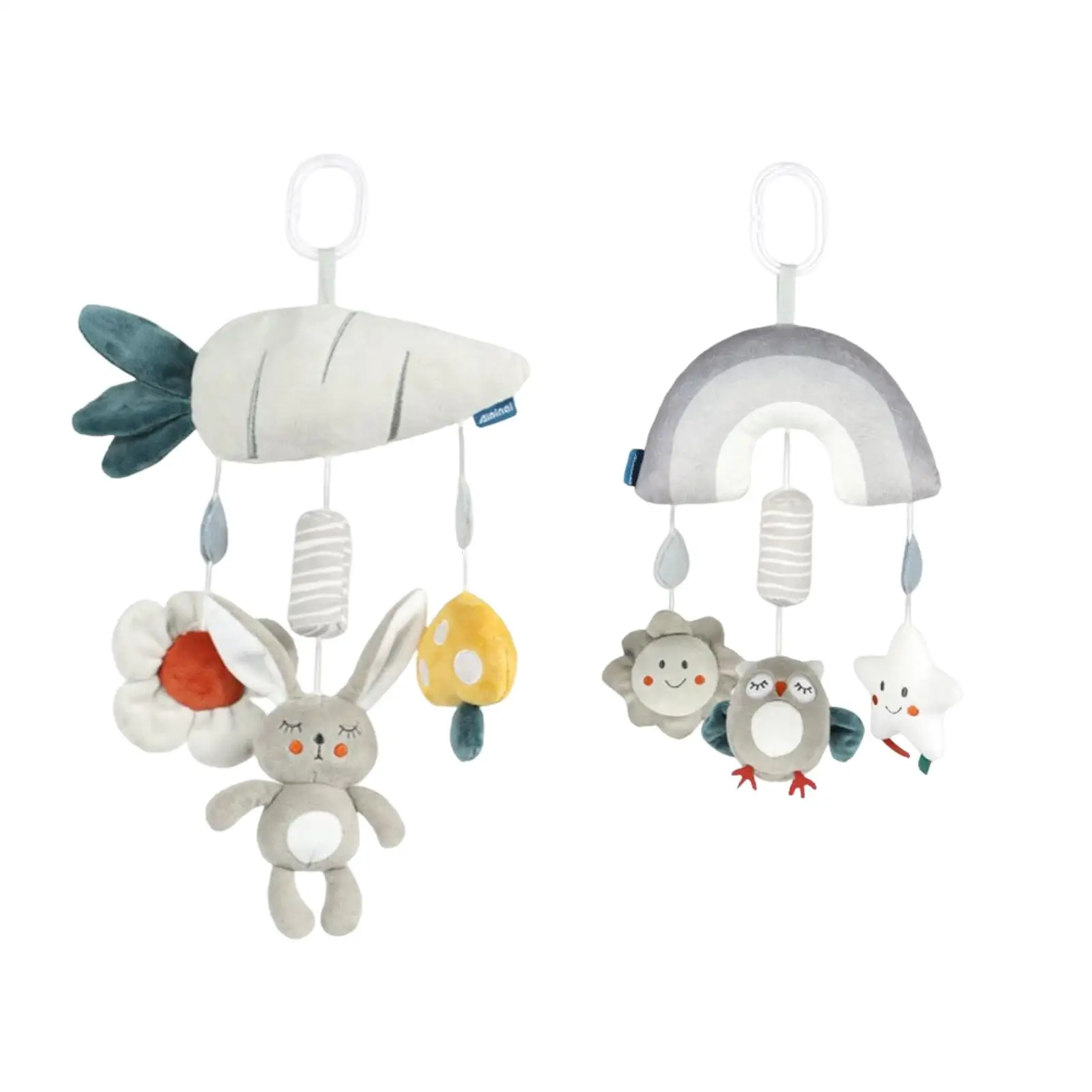 Crib  Decor, Newborn Rattles, Montessori Wind Chime Sensory Toy, Early Development