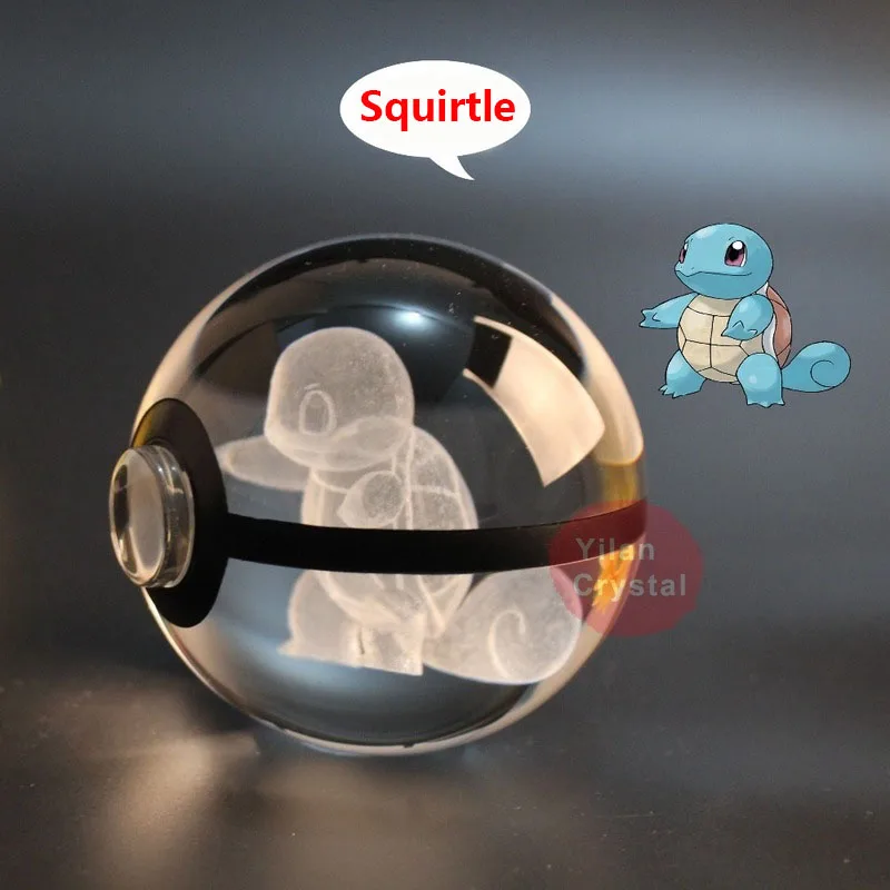 Anime pokemon 3d squirtle bola de cristal