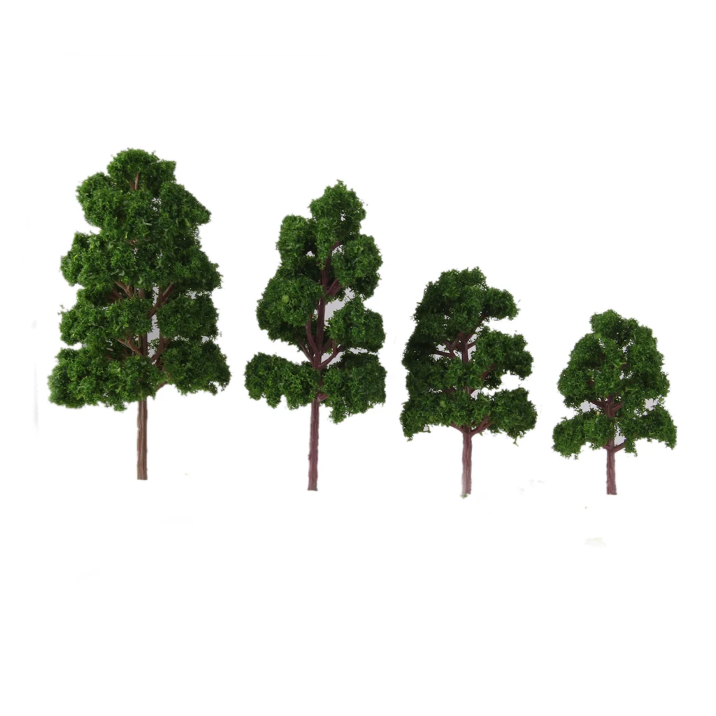20pcs  Trees Cedar 6-12cm,  Scale  Tree for Diorama Scene, Projects, Wargame Scenery Building
