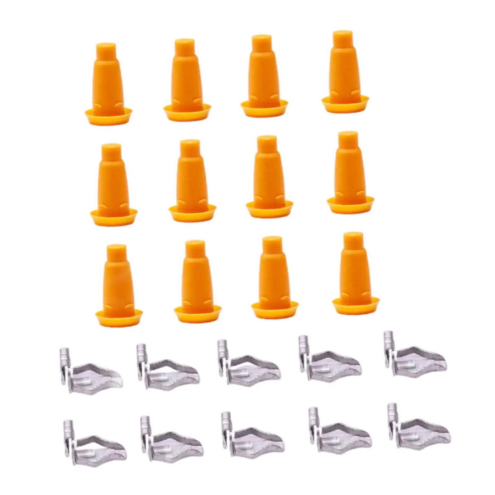 24Pcs Door Panel Frame Plugs & Clips Replacement 4500027 Repair Kit for Chevy Camaro Corvair Chevelle Fullsize Professional