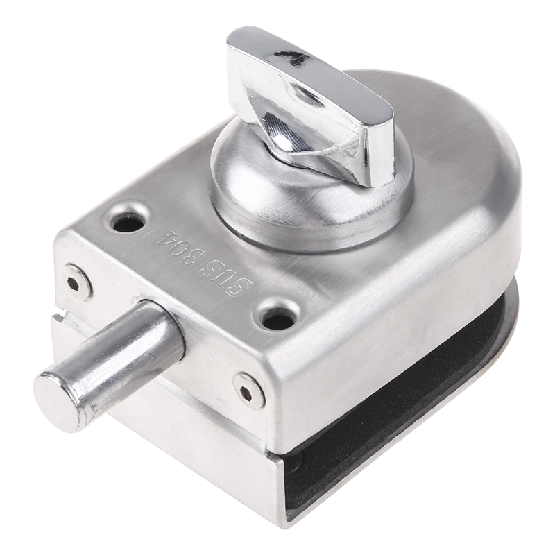 Description Picture 2 of itemGlass Door Lock Knob Sliding Floor for Latch for Bathroom Toilet Shop Glass Door