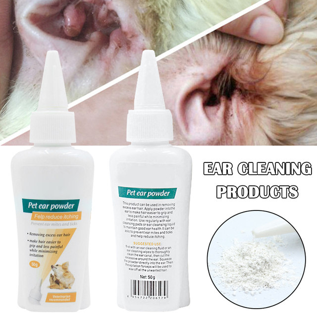 Dog ear cleaning powder best sale