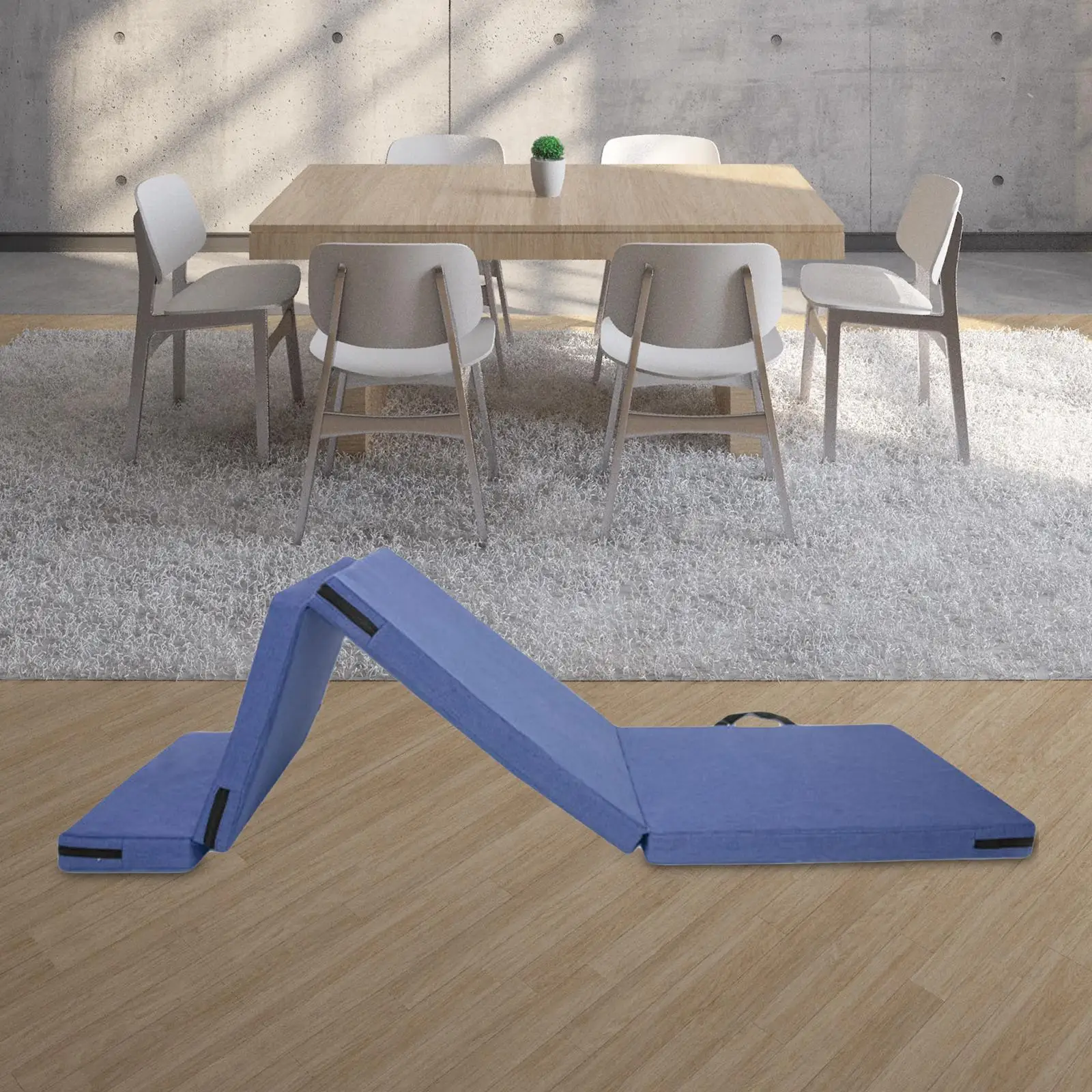 Folding Thick Exercise Mat Protective Flooring Fitness Mat Sleeping Pad for Martial Arts Pilates Gymnastics Gym Tumbling